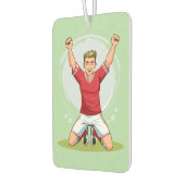 Fußballspieler Mann Autolufterfrischer (Links)