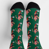 Fußballspieler Mann Socken (Oben)