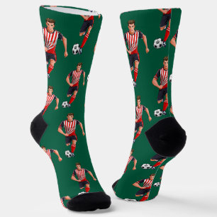 Fußballspieler Mann Socken