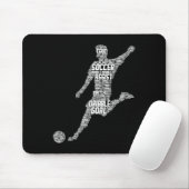 Fußballspieler Männer Kinder Jungen Mousepad (Mit Mouse)