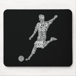 Fußballspieler Männer Kinder Jungen Mousepad