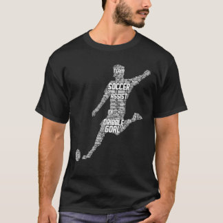 Fußballspieler Männer Kinder Jungen T-Shirt