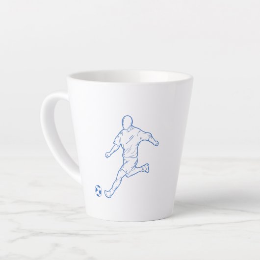 Fußballspieler Milchtasse (Linke Ecke)