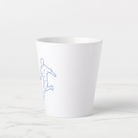 Fußballspieler Milchtasse (Vorderseite)