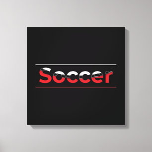 Fußballspieler - Minimalistisch Art Geometric Arch Leinwanddruck