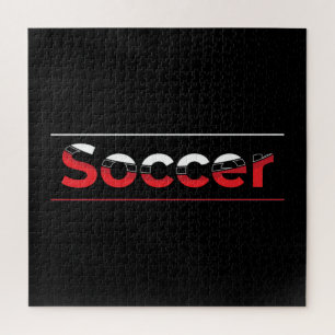 Fußballspieler - Minimalistisch Art Geometric Arch Puzzle