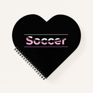 Fußballspieler Minimalistische Word Art - Arch Notizblock