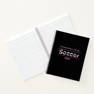 Fußballspieler Minimalistische Word Art - Arch Notizblock