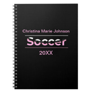 Fußballspieler Minimalistische Word Art - Arch Notizblock