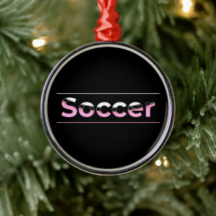 Fußballspieler Minimalistische Word Art - Arch Ornament Aus Metall