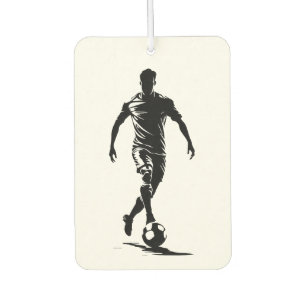 Fußballspieler mit Ball Autolufterfrischer