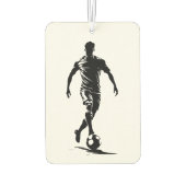 Fußballspieler mit Ball Autolufterfrischer (Rückseite)