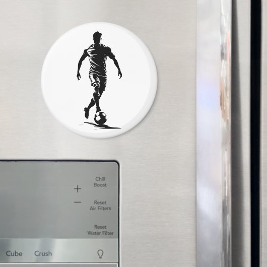 Fußballspieler mit Ball Magnet (In Situ (Kühlschrank))
