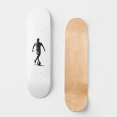 Fußballspieler mit Ball Skateboard (Vorderseite)