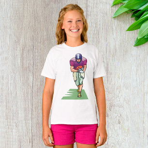 Fußballspieler mit Ball-T - Shirt