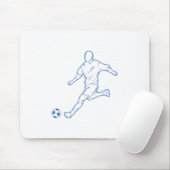 Fußballspieler Mousepad (Mit Mouse)