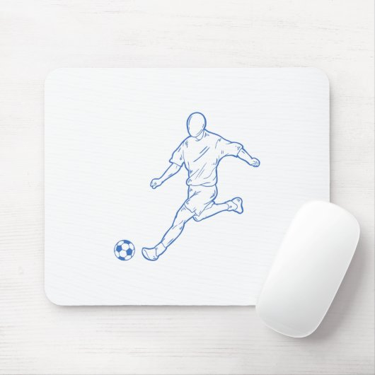 Fußballspieler Mousepad (Mit Mouse)