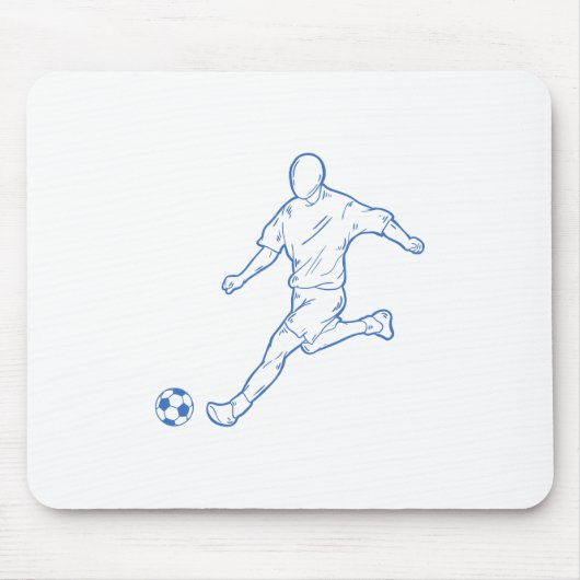 Fußballspieler Mousepad (Vorne)