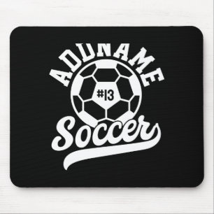 Fußballspieler Name Fußballmannschaft Personalisie Mousepad