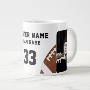 Fußballspieler Name Nummer Mannschaft 2 Fotos Jumbo-Tasse