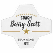 Fußballspieler Name personalisiert Coach Fußball (Flach)