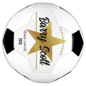 Fußballspieler Name personalisiert Fußball (Gedreht)
