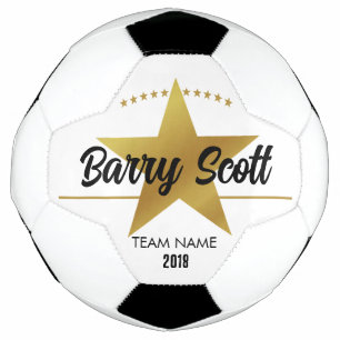 Fußballspieler Name personalisiert Fußball
