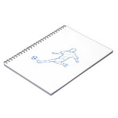 Fußballspieler Notizblock (Linke Seite)
