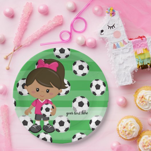 Fußballspieler Pappteller (Party)
