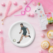 Fußballspieler Pappteller (Party)