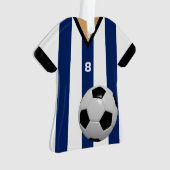 Fußballspieler Personalisiert Ornament (Vorderseite)