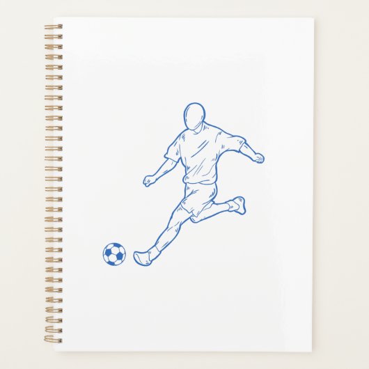 Fußballspieler Planer (Vorderseite)