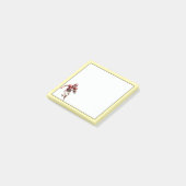 Fußballspieler Post-it Klebezettel (angewinkelt)