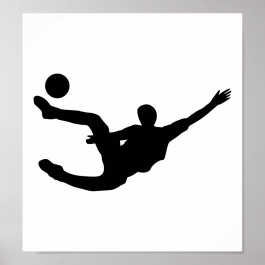 Fußballspieler Poster (Vorne)