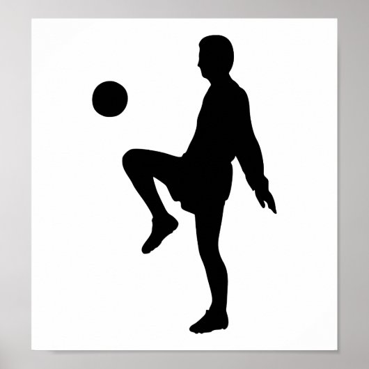 Fußballspieler Poster (Vorne)