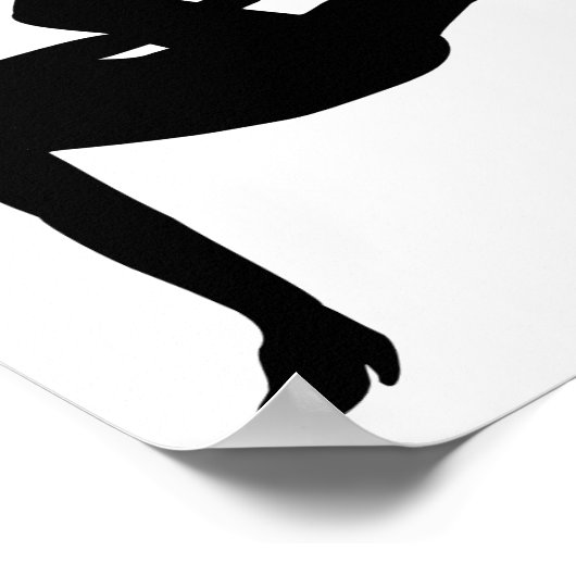 Fußballspieler Poster (Ecke)