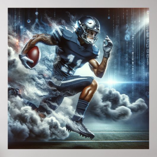 Fußballspieler Poster (Vorne)