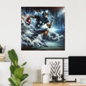 Fußballspieler Poster (Heimbüro)