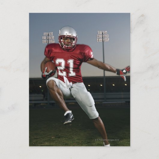 Fußballspieler Postkarte (Vorderseite)