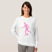 Fußballspieler - Rosa T-Shirt (Vorne ganz)