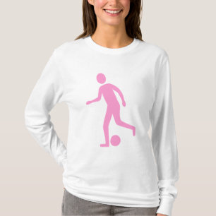 Fußballspieler - Rosa T-Shirt