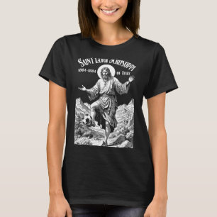 Fußballspieler Schutzpatron Luigi Scrosoppi Lustig T-Shirt