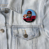 Fußballspieler Senior Night Custom Foto Sport Button (Beispiel)