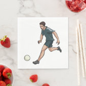 Fußballspieler Serviette (Beispiel)