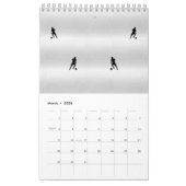 Fußballspieler Single Page SmallCalendar, White Kalender (Mär 2026)
