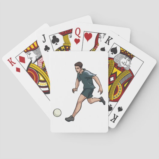 Fußballspieler Spielkarten (Rückseite)