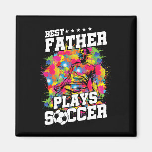 Fußballspieler Sport Vater Papa Fan Geschenk Magnet