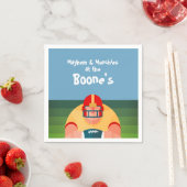 Fußballspieler Super Fan Game Day Serviette (Beispiel)