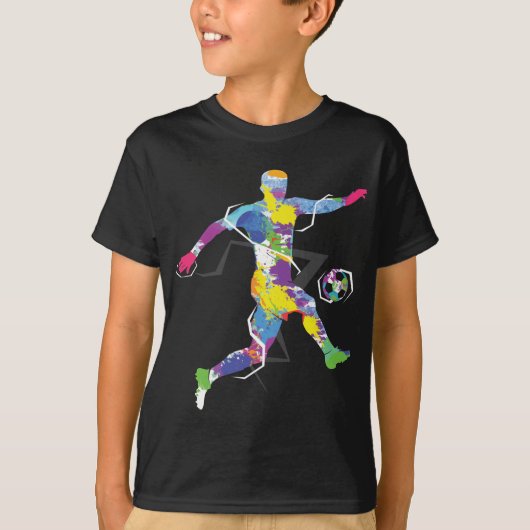 Fußballspieler T-Shirt (Vorderseite)