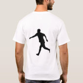 Fußballspieler T-Shirt (Rückseite)
